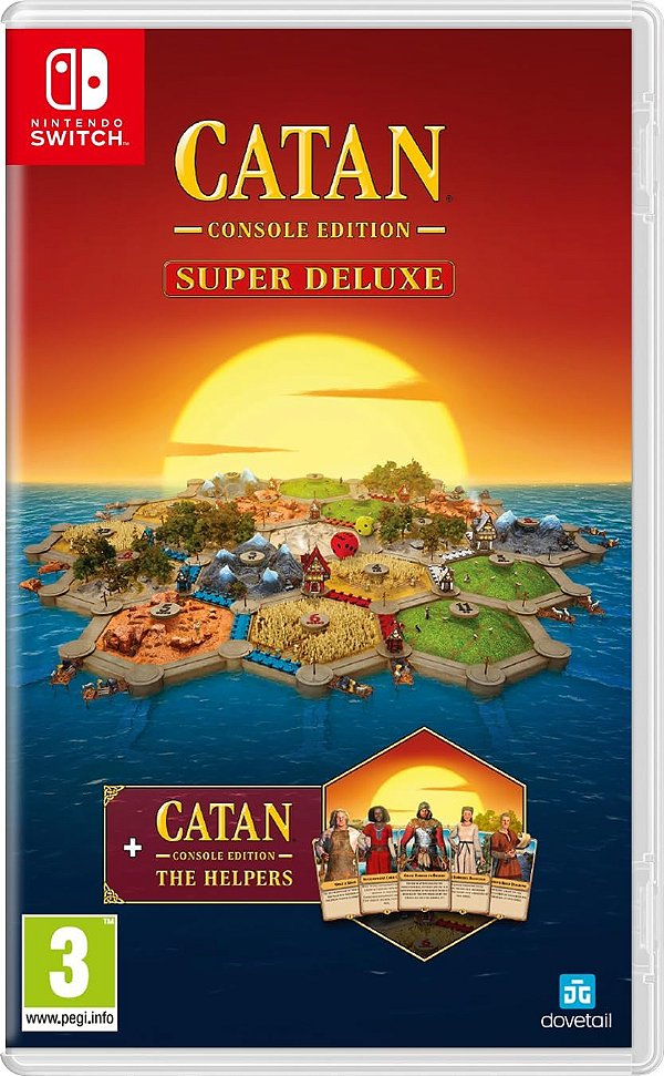 Catan Console Edition Super Deluxe Switch Midia Fisica