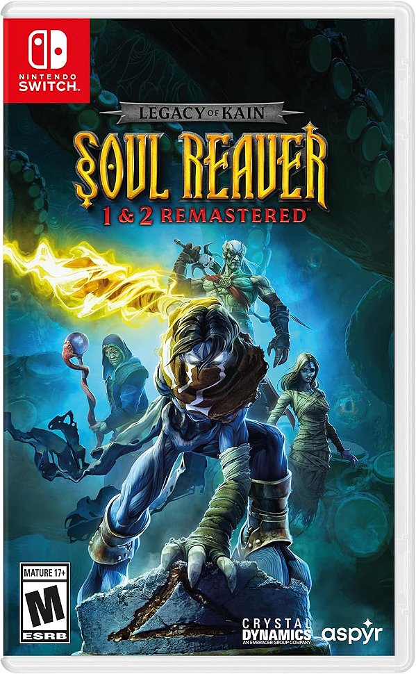 Legacy Of Kain Soul Reaver 1 and 2 Remastered Switch Midia Fisica