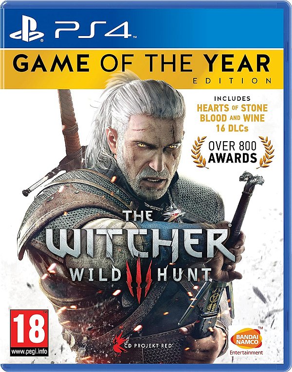 The Witcher 3 Wild Hunt Game of the Year Edition PS4 Midia Fisica