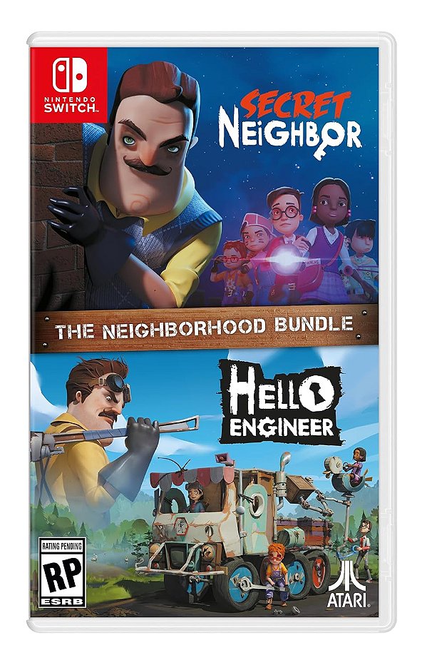 Secret Neighbor + Hello Engineer The Neighborhood Bundle Switch Midia Fisica