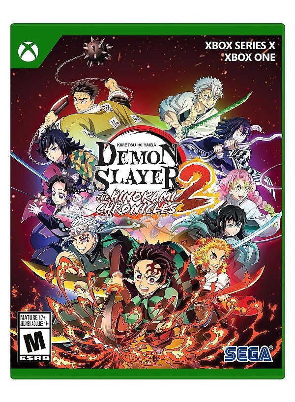 Demon Slayer Kimetsu no Yaiba The Hinokami Chronicles 2 Xbox Series X Midia Fisica