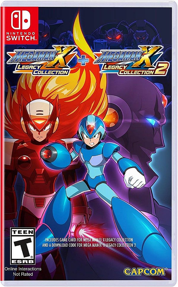 Mega Man X Legacy Collection 1+2 Switch Midia Fisica