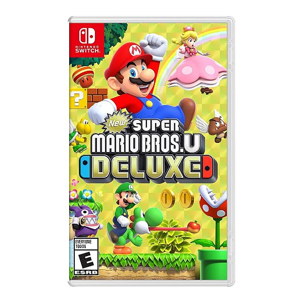 New Super Mario Bros U Deluxe Switch Midia Fisica