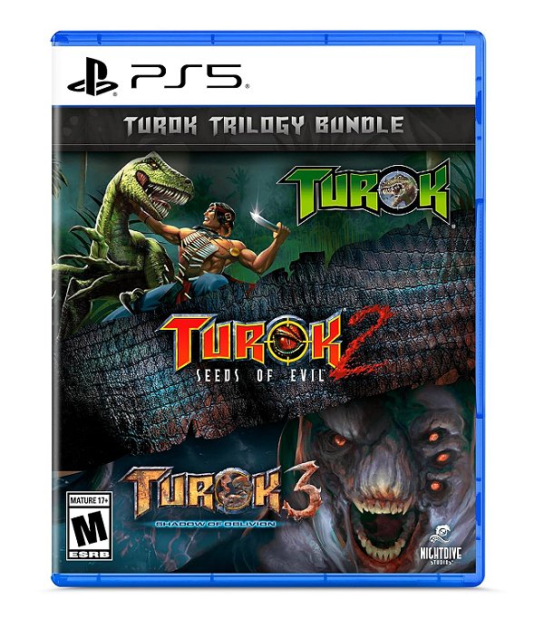 Turok Trilogy Bundle PS5 Midia Fisica