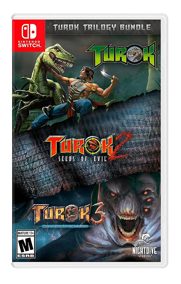 Turok Trilogy Bundle Switch Midia Fisica