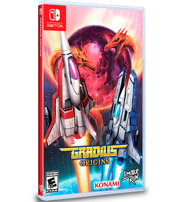 Gradius Origins Capa Salamander 3 Switch Limited Run Midia Fisica