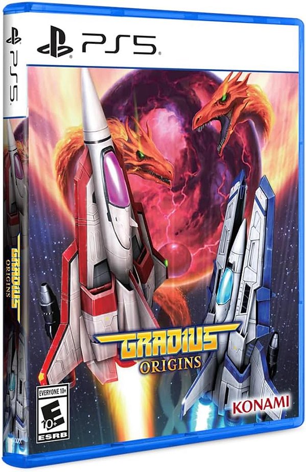 Gradius Origins Capa Salamander 3 PS5 Limited Run Midia Fisica