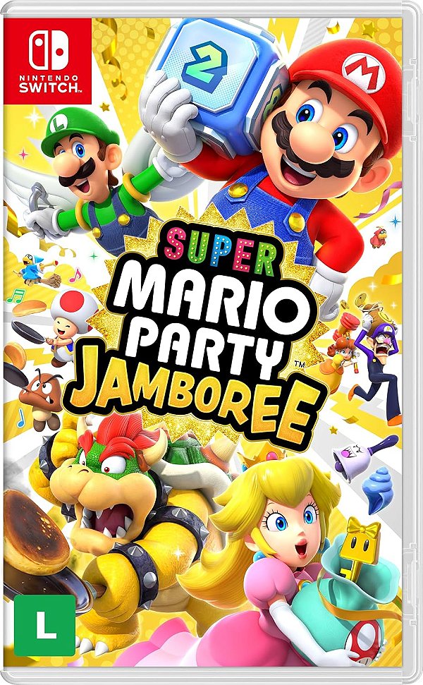 Super Mario Party Jamboree Switch BR Midia Fisica