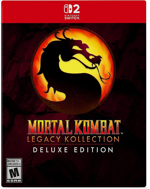 Mortal Kombat Legacy Kollection Deluxe Edition Switch 2 Midia Fisica