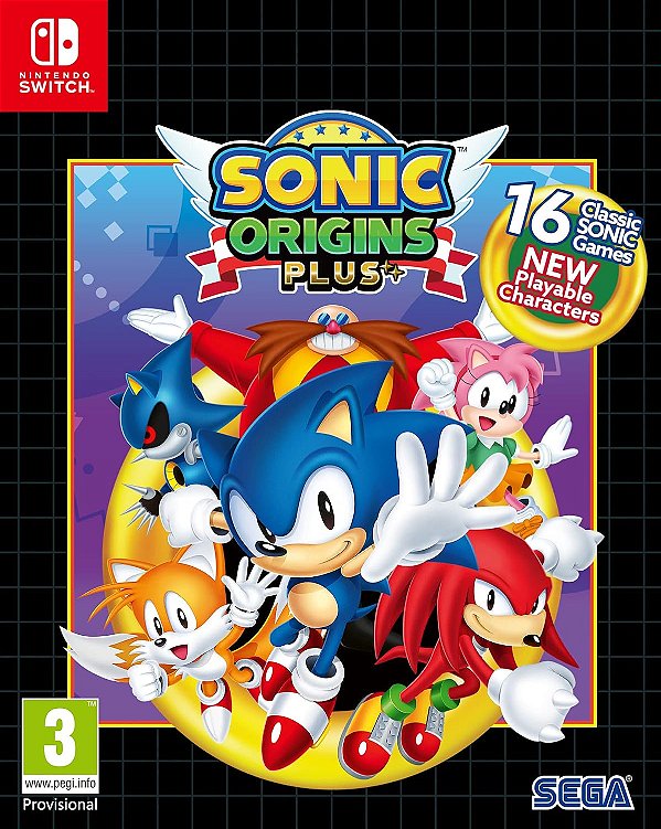 Sonic Origins Plus Switch EUR Midia Fisica