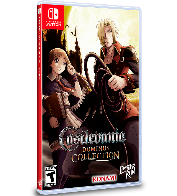 Castlevania Dominus Collection Capa Portrait of Ruin Switch Limited Run Midia Fisica