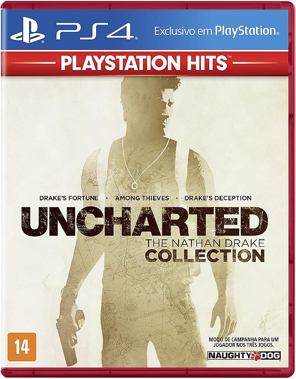 Uncharted The Nathan Drake Collection PS4 BR Midia Fisica
