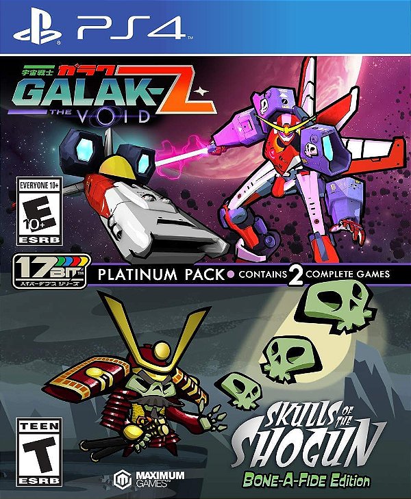 Galak-Z The Void Skulls Of The Shogun Bone A Fide Platinum Pack PS4 Midia Fisica