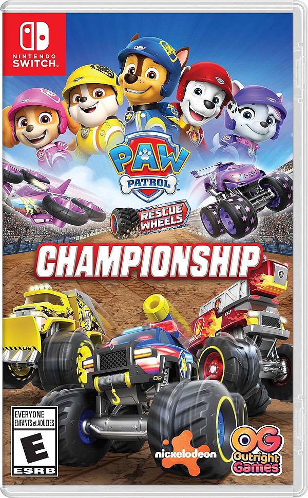 Paw Patrol Rescue Wheels Championship Switch Midia Fisica