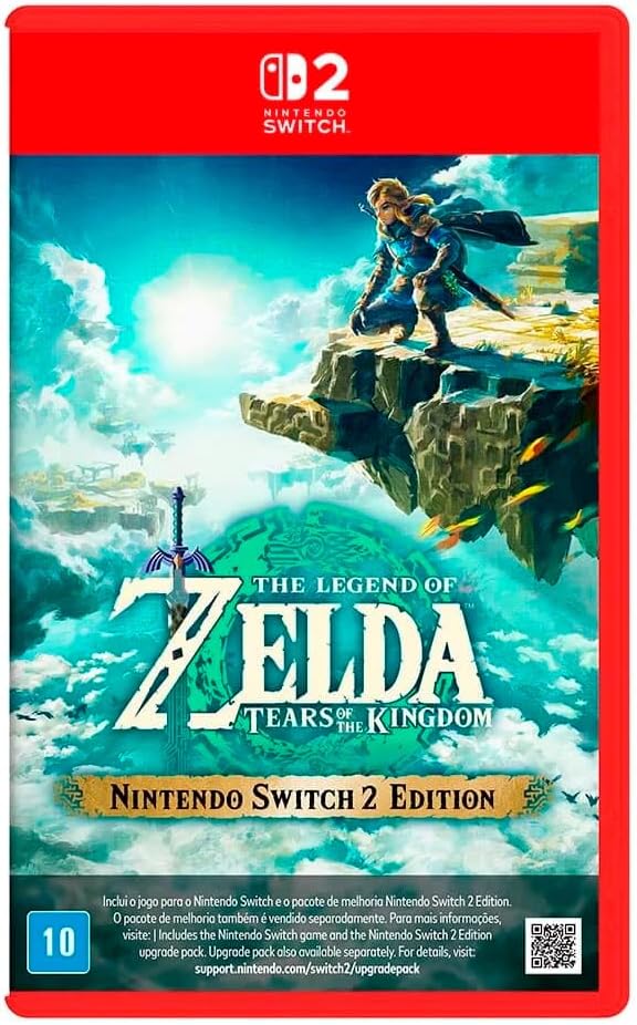 The Legend of Zelda Tears of the Kingdom Switch 2 BR Midia Fisica
