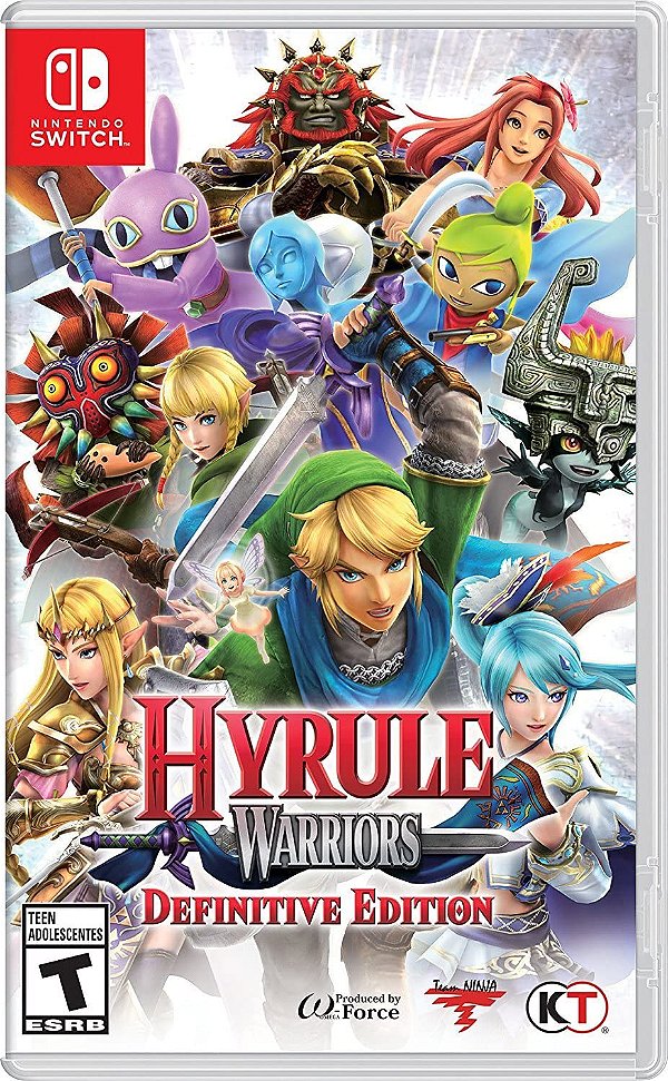Hyrule Warriors: Definitive Edition Switch Midia Fisica