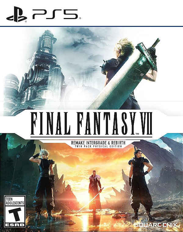 Final Fantasy VII Remake Intergrade & Final fantasy VII Rebirth PS5 Midia Fisica
