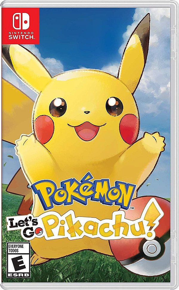 Pokemon Lets Go Pikachu Switch Midia Fisica