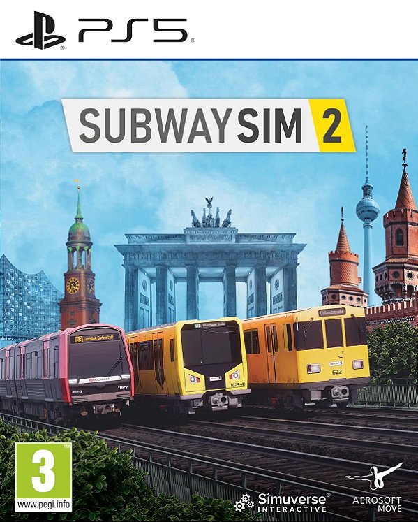 Subway Simulator 2 Hamburg E Berlin PS5 Midia Fisica