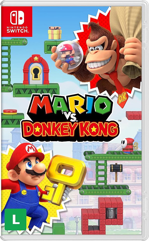 Mario vs Donkey Kong Switch BR Midia Fisica