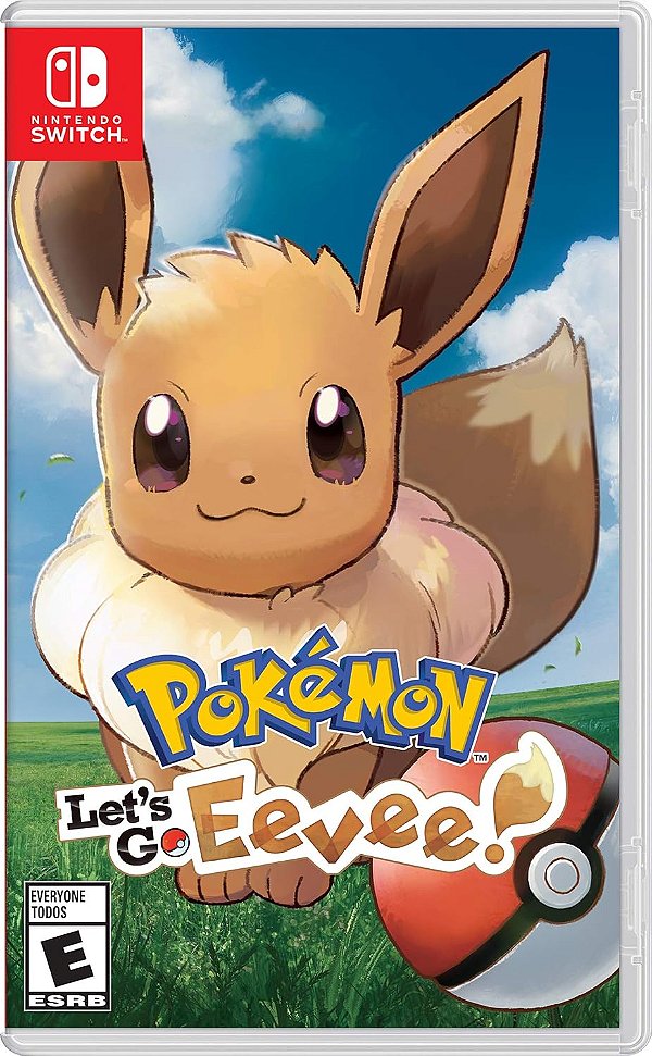 Pokémon Let's Go Eevee Switch Midia Fisica