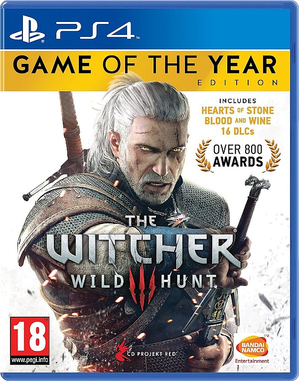 The Witcher 3 Wild Hunt Game of the Year Edition PS4 Midia Fisica