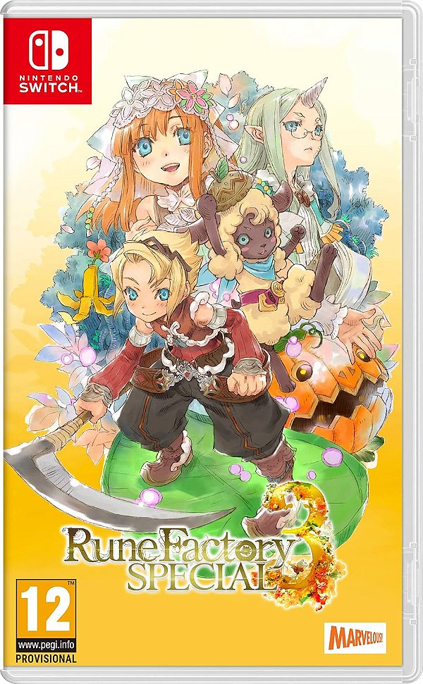 Rune Factory 3 Special Switch EUR Midia Fisica