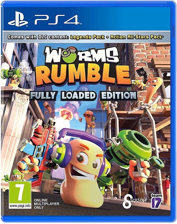 Worms Rumble Fully Loaded Edition PS4 EUR Midia Fisica