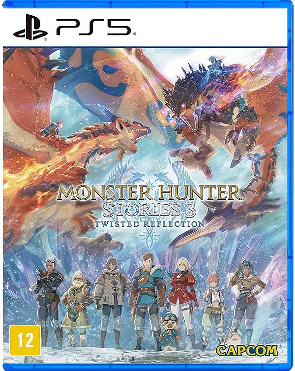 Monster Hunter Stories 3 Twisted Reflection PS5 BR Midia Fisica