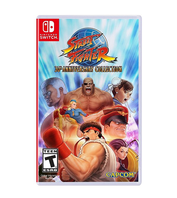 Street Fighter 30th Anniversary Collection Switch Midia Fisica