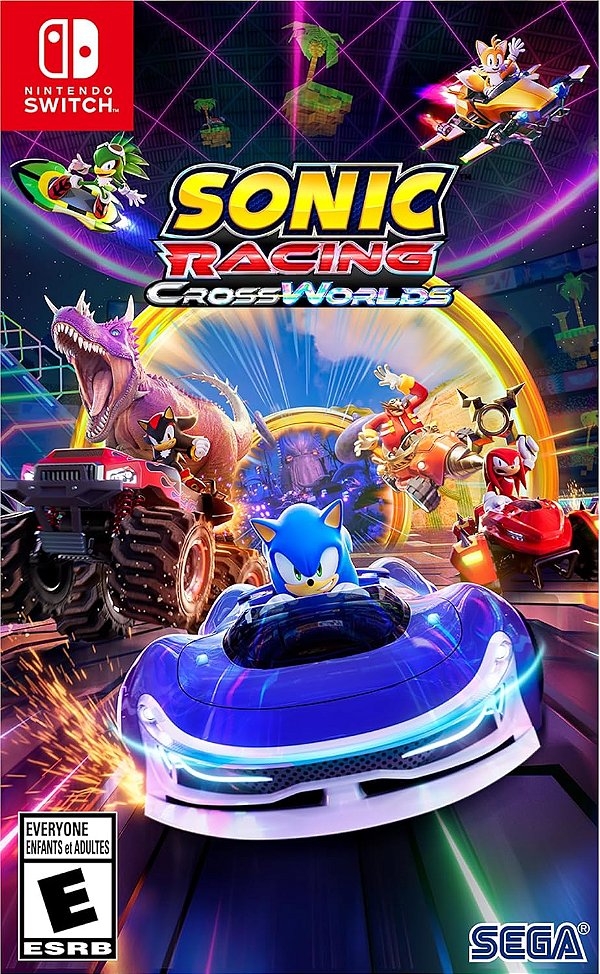 Sonic Racing CrossWorlds Launch Edition Switch Midia Fisica