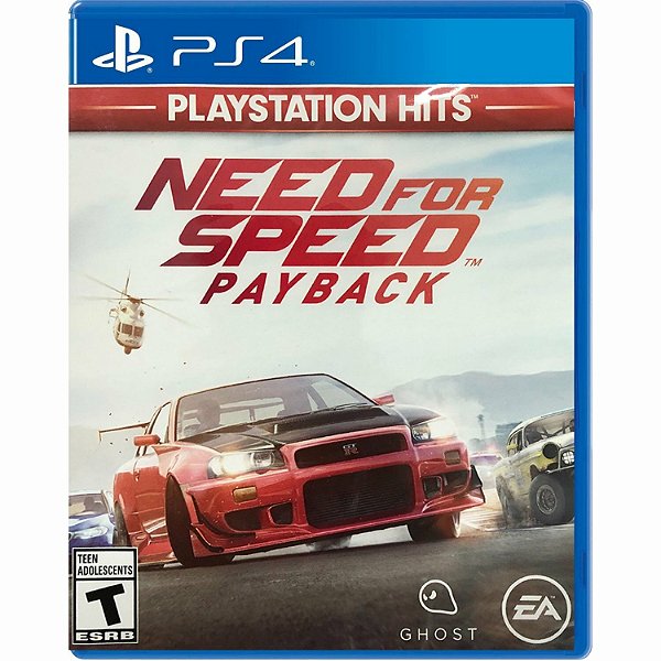 Need for Speed Payback PlayStation Hits PS4 Midia Fisica