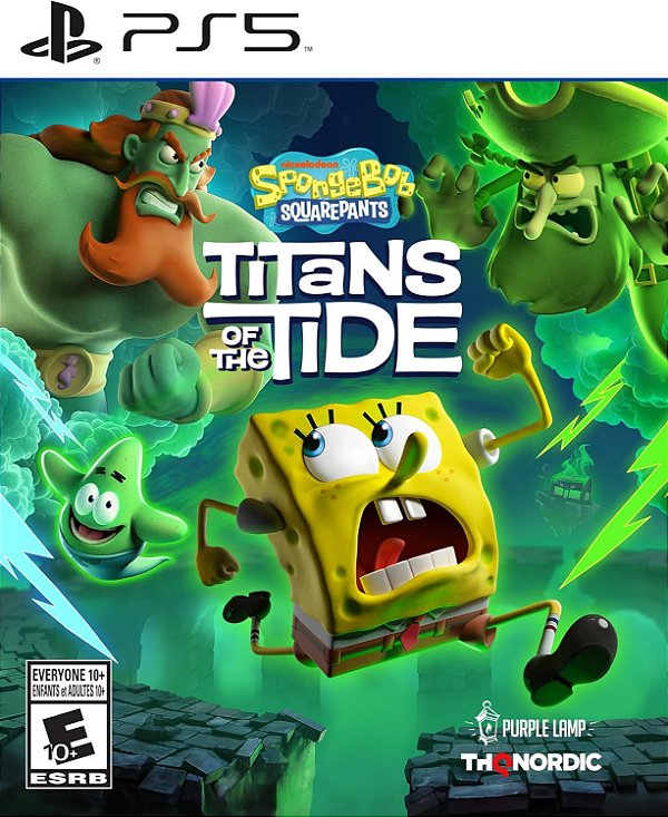 Spongebob Squarepants Titans of the Tide PS5 Midia Fisica