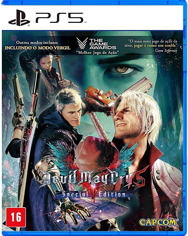 Devil May Cry 5 PS5 Special Edition BR Midia Fisica