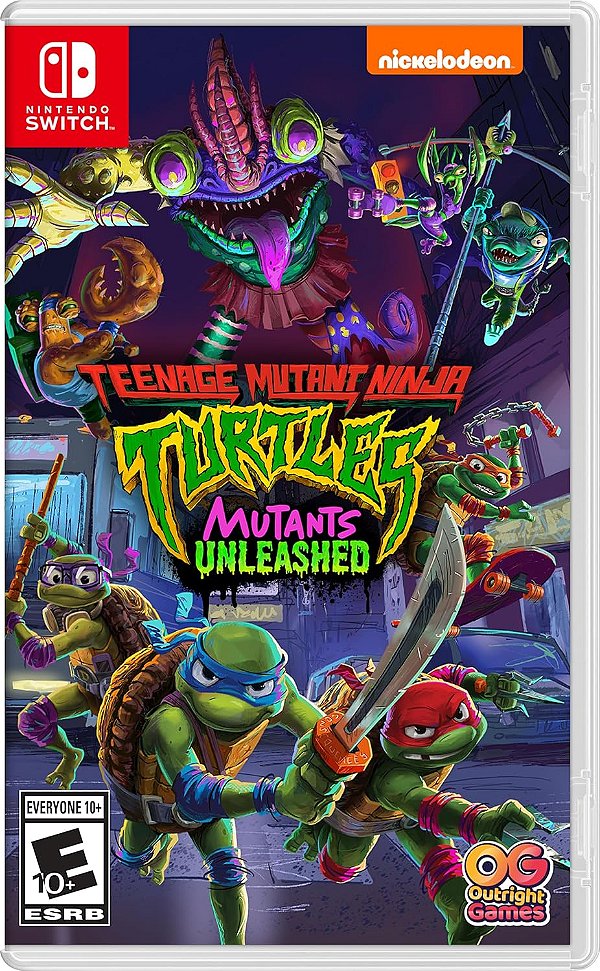 Teenage Mutant Ninja Turtles Mutants Unleashed Switch Midia Fisica