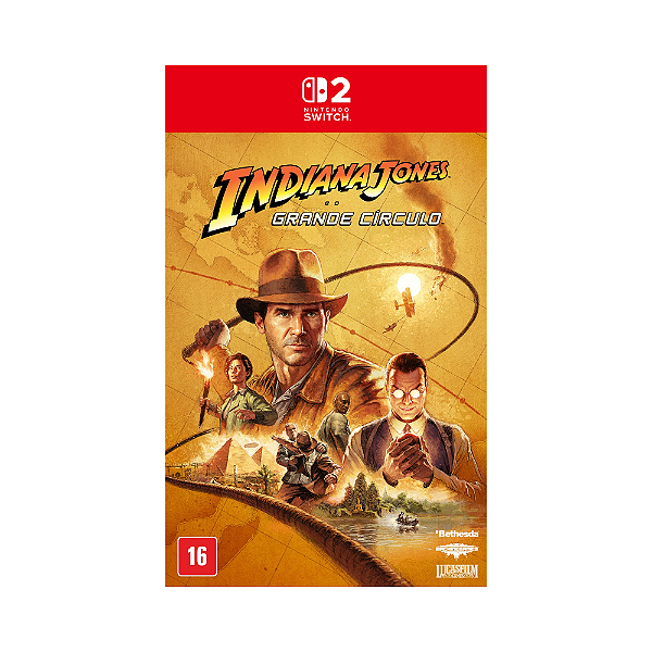 Indiana Jones e o Grande Círculo Switch 2 Midia Fisica - PRÉ-VENDA