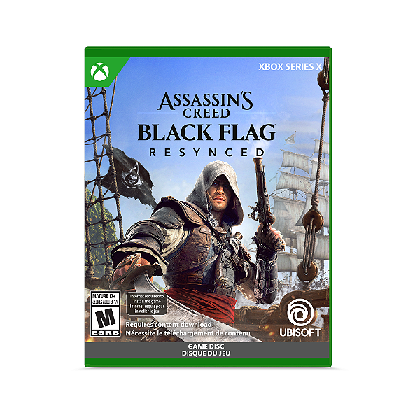 Assassins Creed Black Flag Resynced Xbox Series X Midia Fisica - PRÉ-VENDA