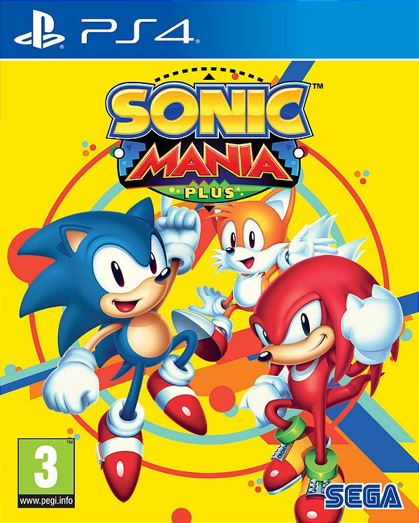 Sonic Mania Plus PS4 EUR Midia Fisica