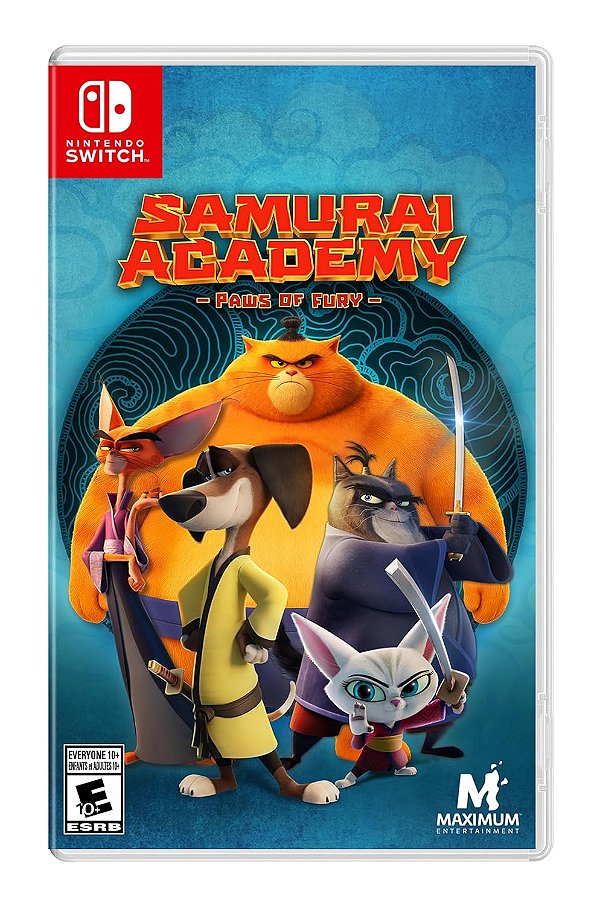 Samurai Academy Paws of Fury Switch Midia Fisica