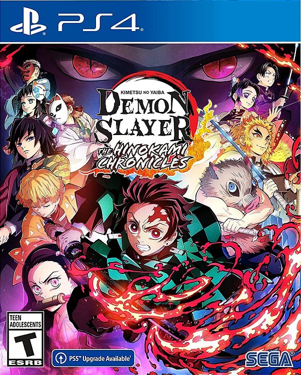 Demon Slayer Kimetsu no Yaiba The Hinokami Chronicles PS4 Midia Fisica