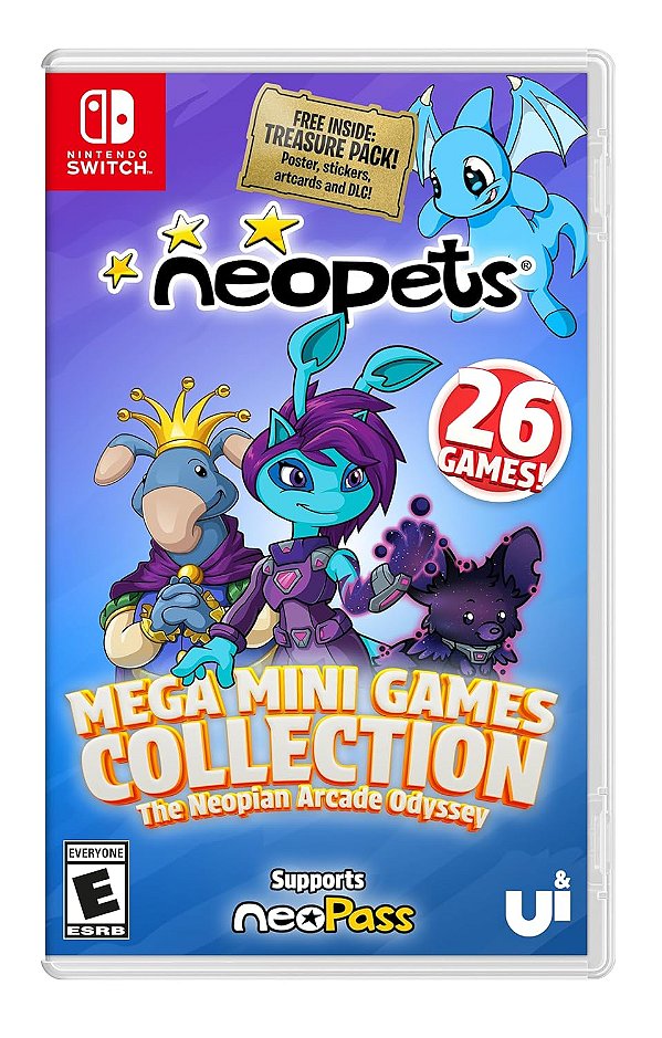 Neopets Mega Mini Games Collection Switch Midia Fisica