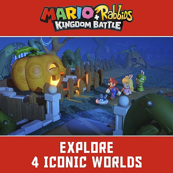 Mario + Rabbids Kingdom Battle Switch Midia Fisica - GAMER HUT