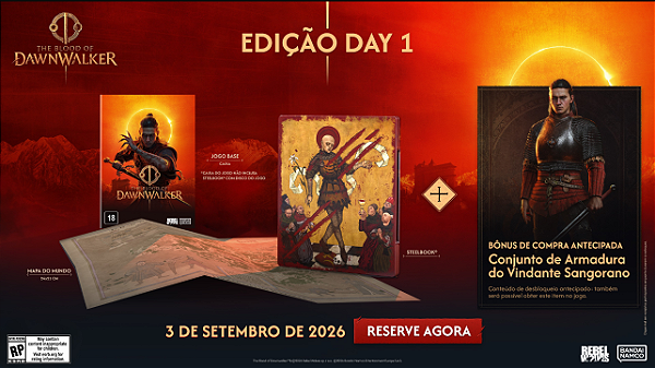 The Blood of Dawnwalker Steelbook Edition PS5 Midia Fisica - PRÉ-VENDA