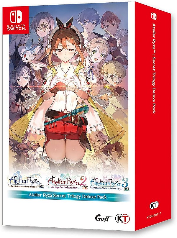 Atelier Ryza Secret Trilogy Deluxe Edition Switch Midia Fisica