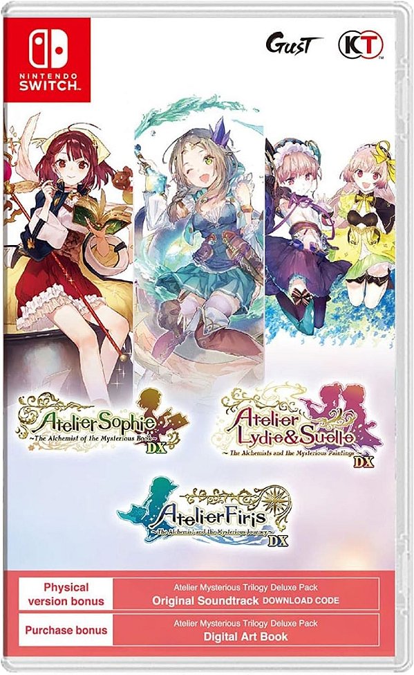 Atelier Mysterious Trilogy Deluxe Switch Midia Fisica