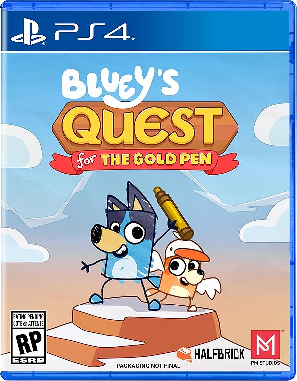 Blueys Quest for The Gold Pen PS4 Midia Fisica