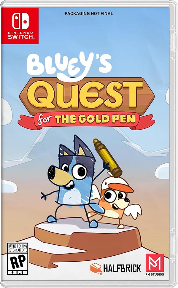 Blueys Quest for The Gold Pen Switch Midia Fisica