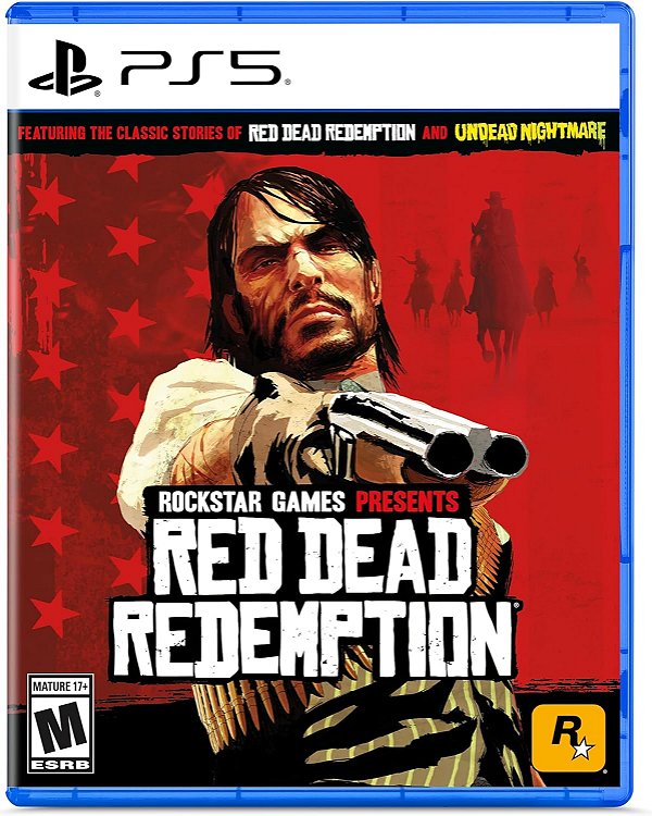 Red Dead Redemption e Undead Nightmare PS5 Midia Fisica