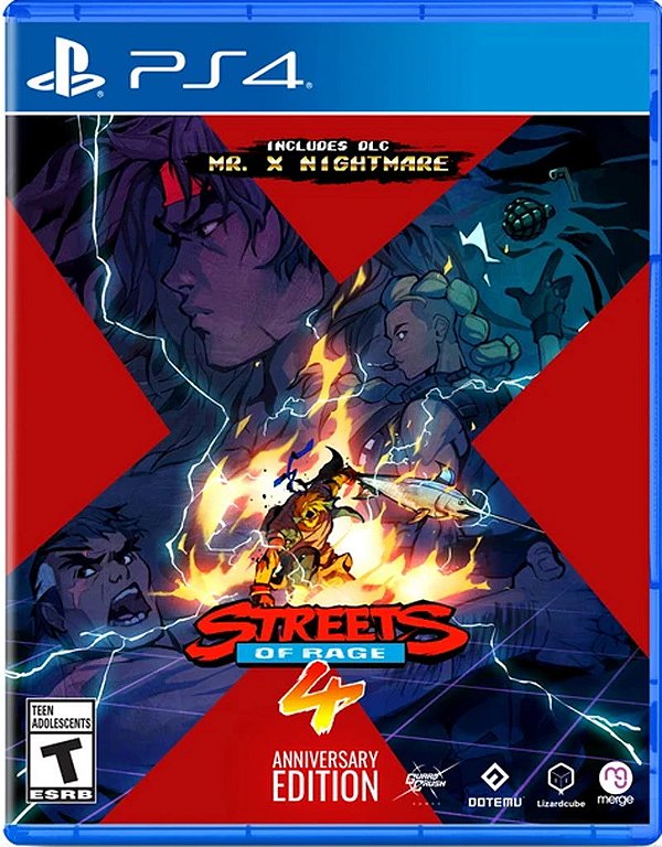 Streets of Rage 4 Anniversary Edition PS4 Midia Fisica