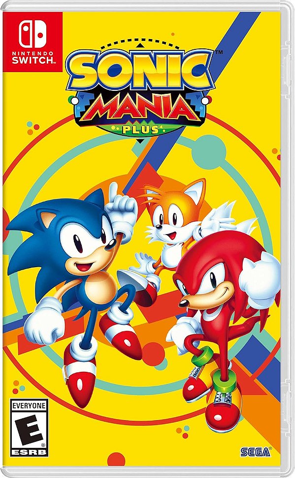 Sonic Mania Plus Switch Midia Fisica